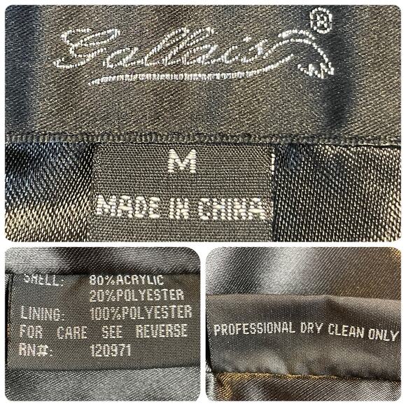 Vintage Gallais Faux Fur Black Plush Elegant Luxury Glam Full Length Coat M - Picture 12 of 13